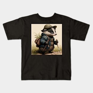 Garden Rustler Badger #4 Kids T-Shirt